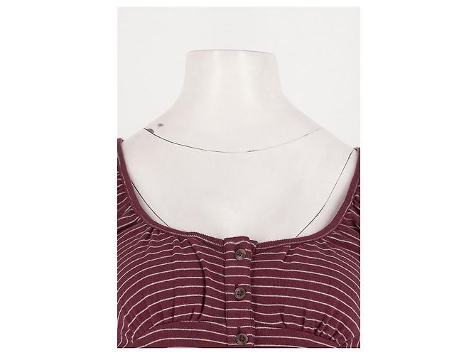 Autre Marque Top de algodão bordô DAMSON MADDER Bordeaux - vista 2