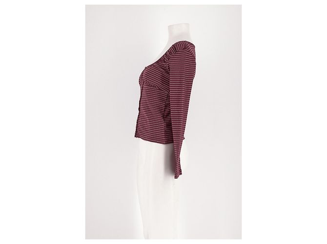 Autre Marque Top de algodão bordô DAMSON MADDER Bordeaux - vista 5