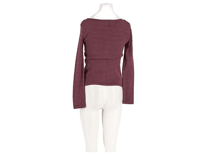Autre Marque Top de algodão bordô DAMSON MADDER Bordeaux - vista 6
