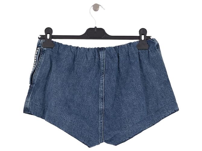 Autre Marque Pantaloncini in denim blu HAYLEY MENZIES - vista 2