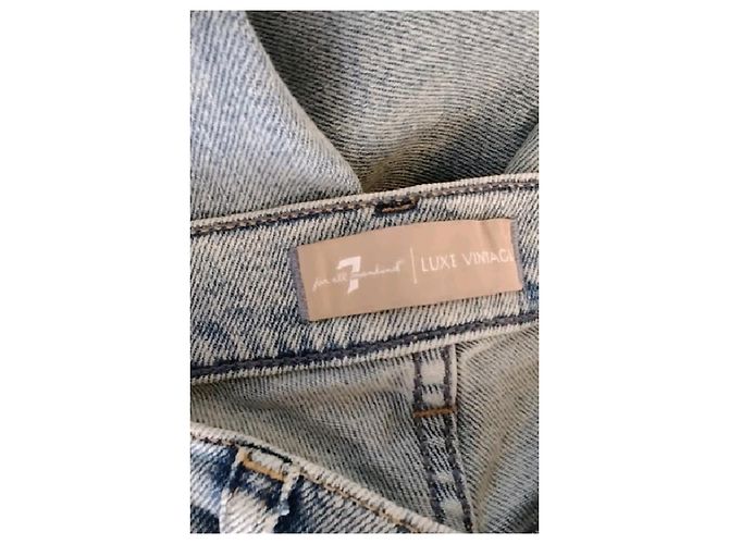 Vaqueros 7 For All Mankind de algodón azul talla 25 - vista 5