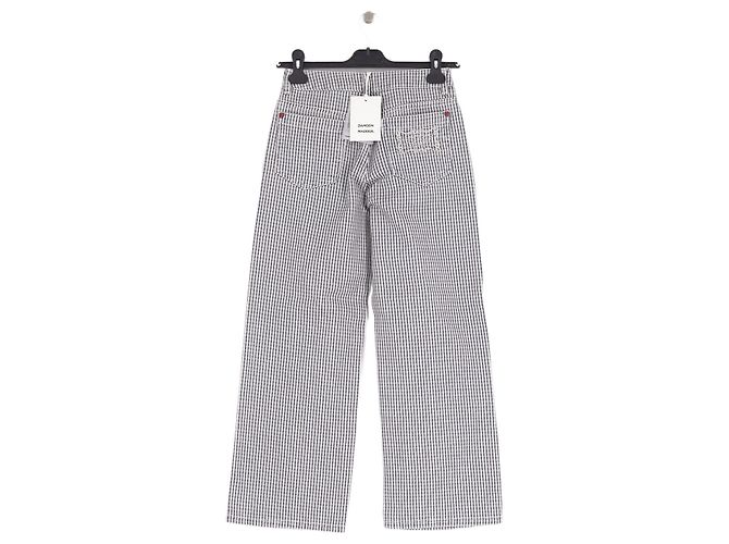 Autre Marque Damson Madder Karo Jeans Grau Baumwolle US 25 - Ansicht 2