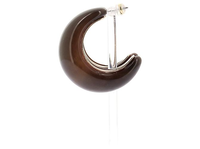Autre Marque Braune Ohrringe "Java" - Ansicht 4
