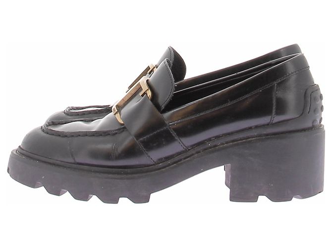 Tod's Mocassini neri in pelle Nero - vista 2