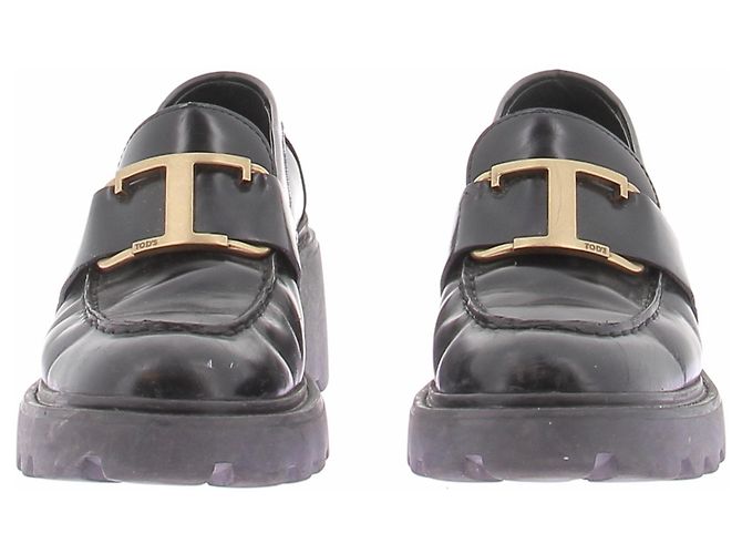 Tod's Mocassini neri in pelle Nero - vista 3