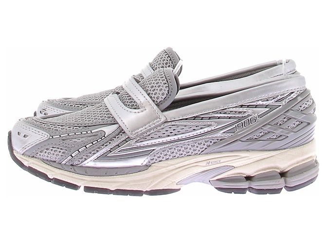 Sneakers New Balance 1906L Grigie in Tela Grigio - vista 3