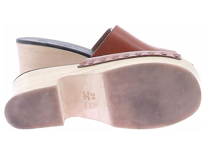Weekend Max Mara Plateau-Clogs camel Kamel - Ansicht 5