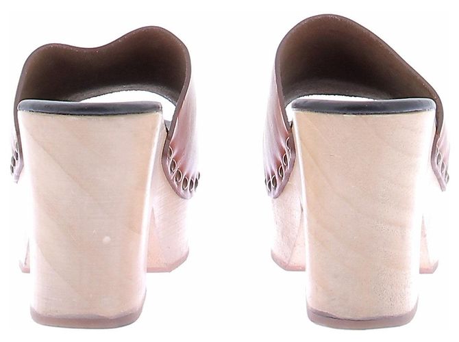 Weekend Max Mara Plateau-Clogs camel Kamel - Ansicht 7