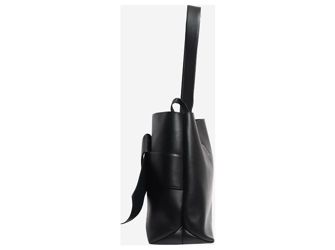 Acne Bolso shopper con nudo Musubi negro - vista 2