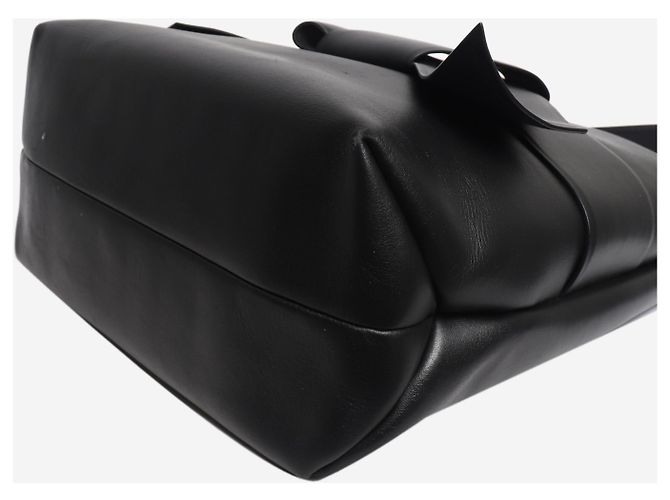 Acne Bolso shopper con nudo Musubi negro - vista 4