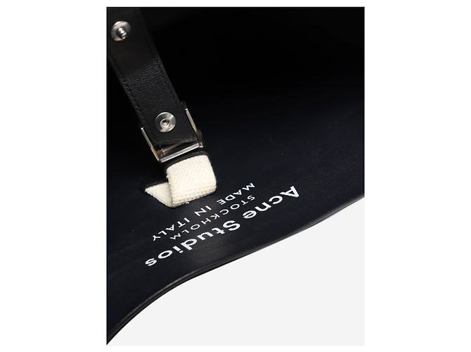 Acne Bolso shopper con nudo Musubi negro - vista 7