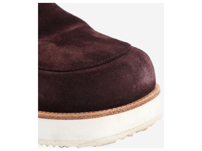 Gabriela Hearst Harry Shearling-Stiefel braun - Größe EU 39 - Ansicht 4