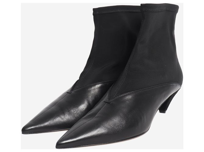 Céline Stivaletti a punta neri SS18 - taglia EU 38 Nero - vista 2