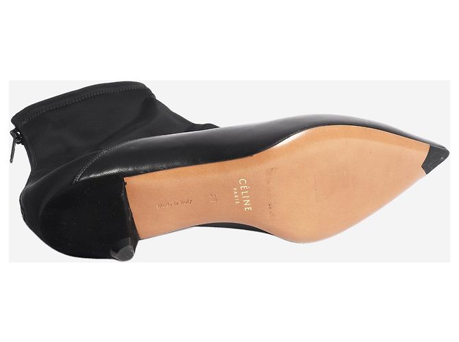 Céline Stivaletti a punta neri SS18 - taglia EU 38 Nero - vista 4