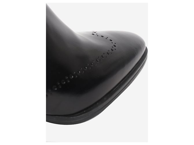 Tod's Stivaletti Brogue-Chelsea neri - size EU 38 Nero - vista 4