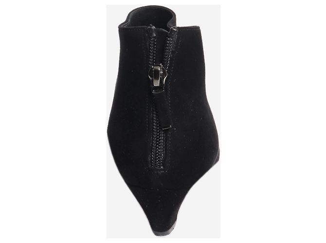 Autre Marque Botines de ante negro - talla EU 38.5 - vista 3
