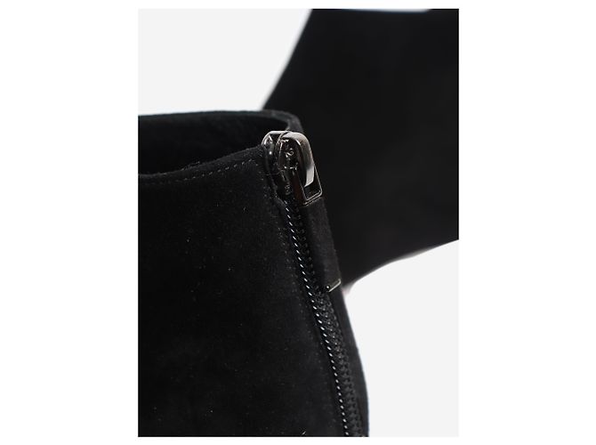 Autre Marque Botines de ante negro - talla EU 38.5 - vista 5