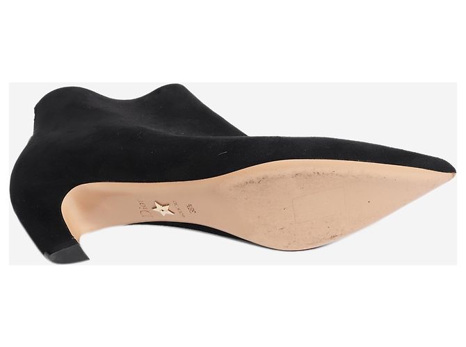 Autre Marque Botines de ante negro - talla EU 38.5 - vista 6