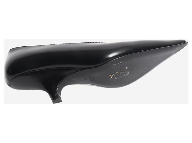 Totême Décolleté kitten pumps in nappa nero - size EU 38 - vista 4