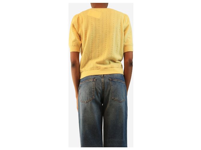 Autre Marque Maglione Canary cashmere Charm - taglia S Giallo - vista 2