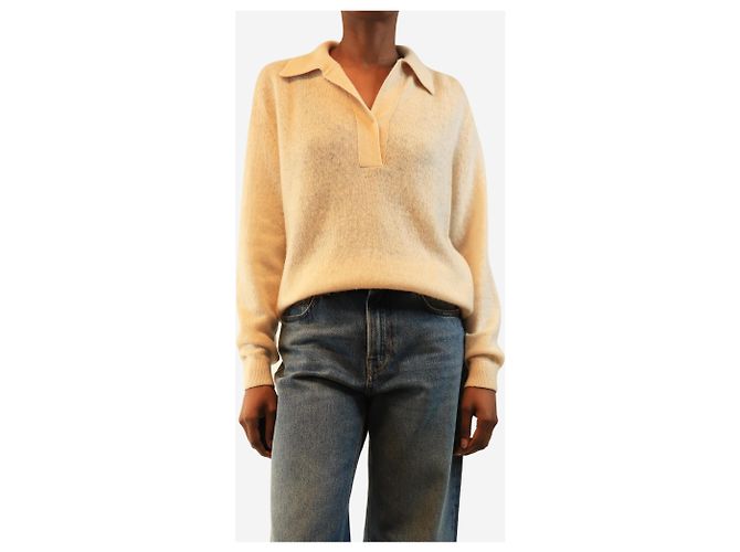 Khaite Jersey Custard Jo - talla S Crudo - vista 3