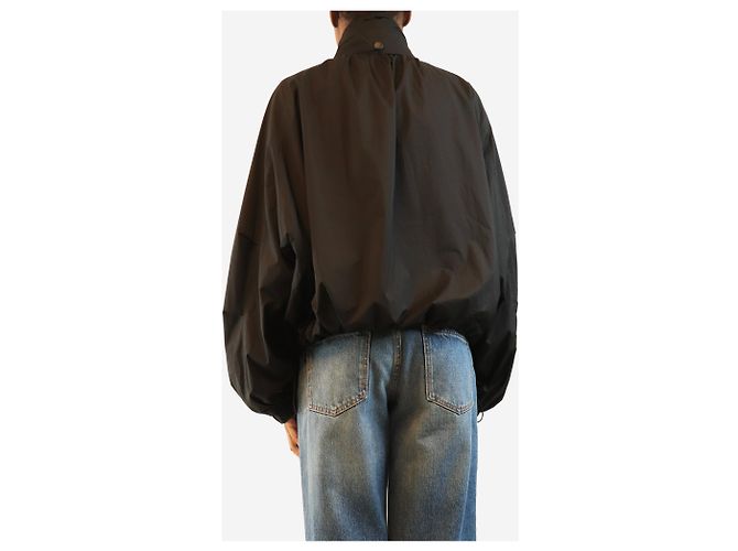 Givenchy Black and white oversized windbreaker - size UK 6 - view 2