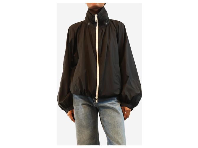 Givenchy Black and white oversized windbreaker - size UK 6 - view 3