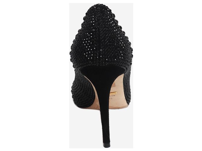 Gucci Schwarze Diamant-Absatzschuhe - Größe EU 39 - Ansicht 3