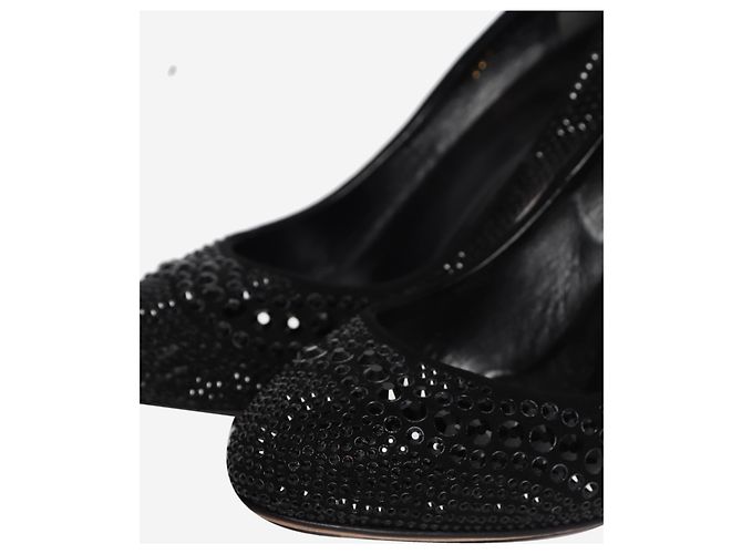 Gucci Schwarze Diamant-Absatzschuhe - Größe EU 39 - Ansicht 4