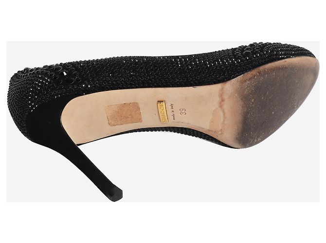 Gucci Schwarze Diamant-Absatzschuhe - Größe EU 39 - Ansicht 6