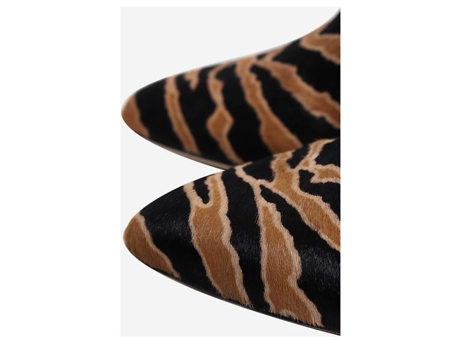 Gucci Botines de pelo de poni en negro y marrón - size EU 39 Castaño - vista 5