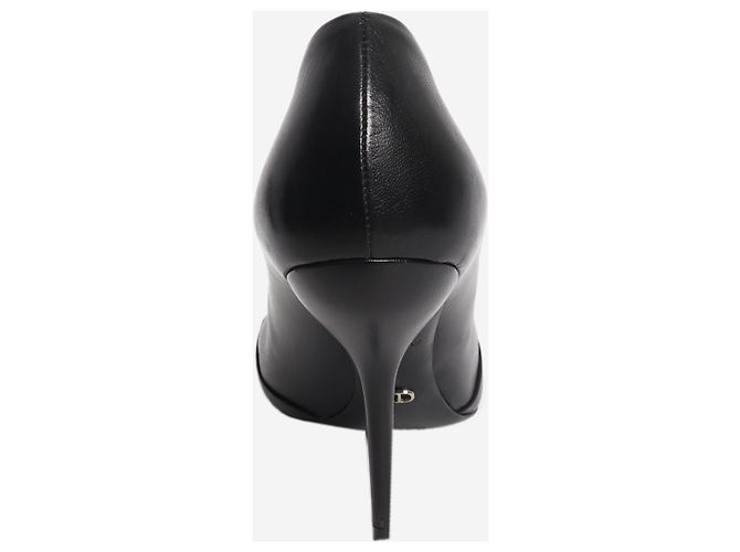 Dior Leather black pointed toe heels - size EU 39 (UK 6) - view 3