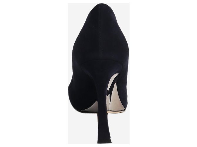 Autre Marque Optique navy Keilabsatz-Pumps - Größe EU 38.5 Marineblau - Ansicht 2