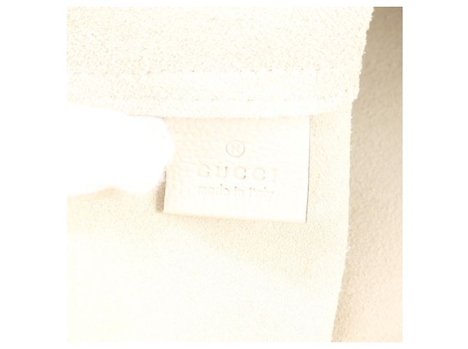 Borsa Tote e a Tracolla in Pelle Gucci Bianco - vista 8