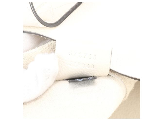 Borsa Tote e a Tracolla in Pelle Gucci Bianco - vista 9