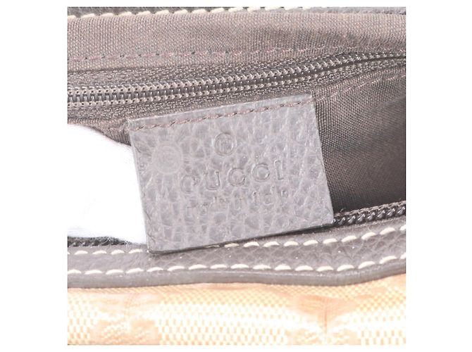 Gucci GG Crystal Sherry Line Handtasche aus Leder Braun - Ansicht 8
