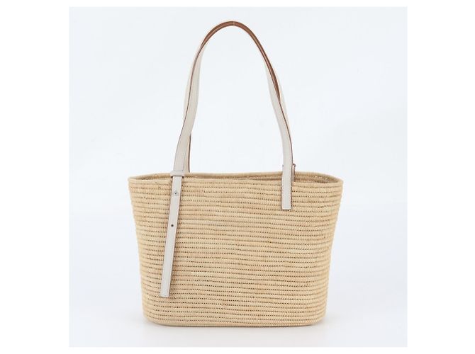 Bolso Cesta Cuadrado Loewe Amarillo - vista 3