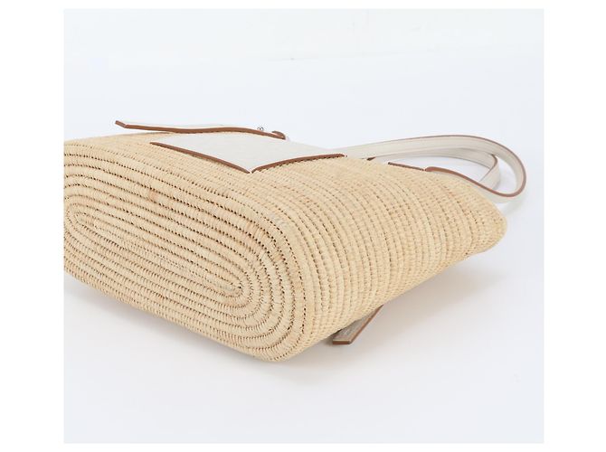 Bolso Cesta Cuadrado Loewe Amarillo - vista 4
