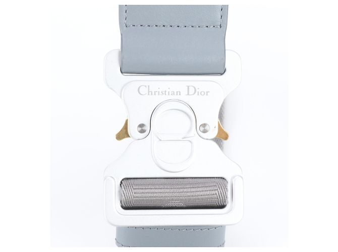 Borsa a tracolla in pelle ricamata con fiori Christian Dior Saddle Marrone - vista 10