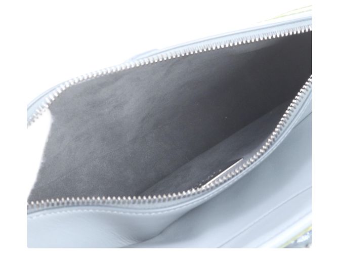 Borsa a tracolla in pelle ricamata con fiori Christian Dior Saddle Marrone - vista 7