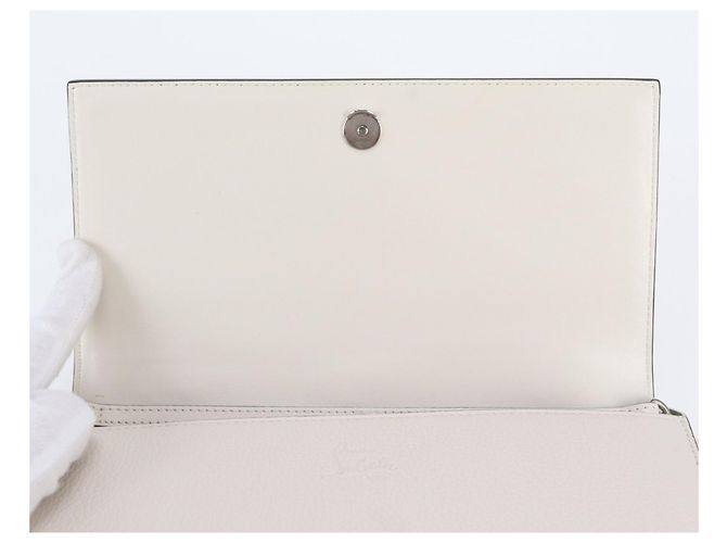 Borsa a tracolla 2-Way Paloma in pelle Christian Louboutin Beige - vista 7