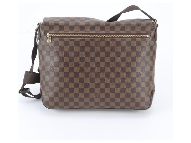 Sac à épaule en cuir Louis Vuitton Damier Spencer Damier ebène - vue 3