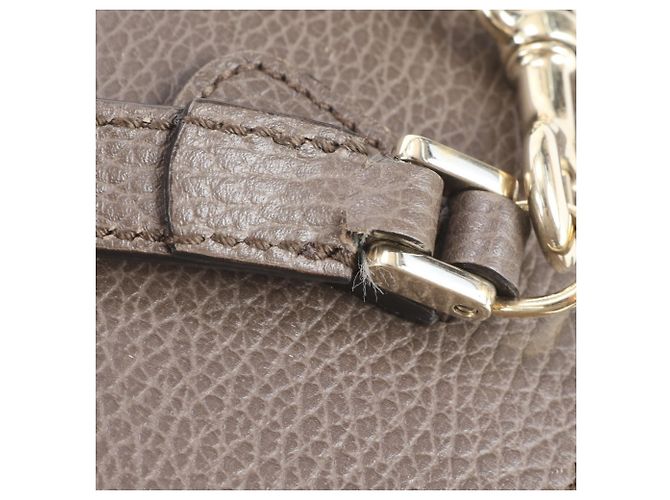 Gucci 2-Way Lederschultertasche Braun - Ansicht 11