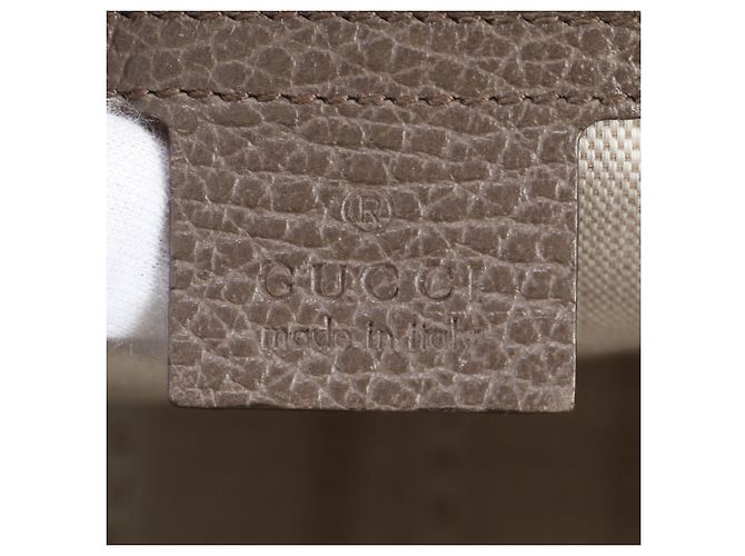 Gucci 2-Way Lederschultertasche Braun - Ansicht 12