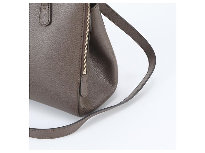 Gucci 2-Way Lederschultertasche Braun - Ansicht 3