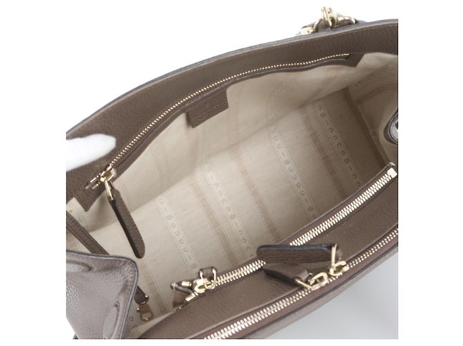 Gucci 2-Way Lederschultertasche Braun - Ansicht 8
