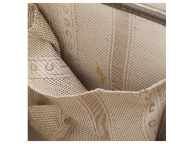 Gucci 2-Way Lederschultertasche Braun - Ansicht 9