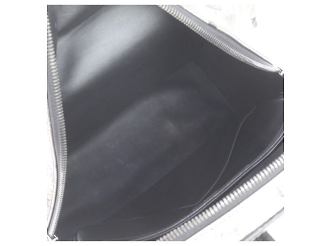 MCM Visetos Leather Backpack/Rucksack/Shoulder Bag Black Silvery - view 7