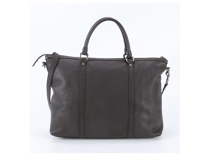 Borsa a tracolla 2-Way in pelle Gucci Marrone - vista 4
