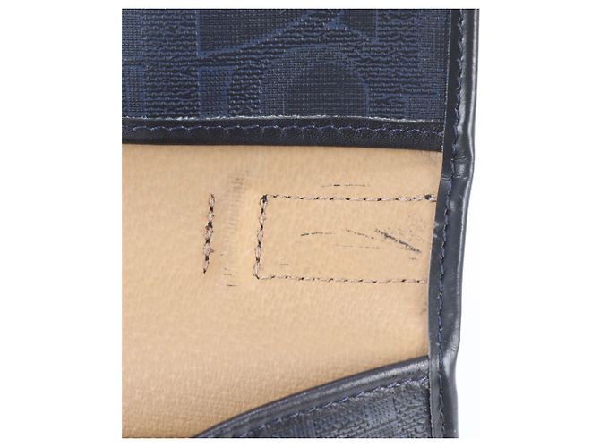Borsa a tracolla 2-Way in pelle Christian Dior Trotter Blu navy - vista 11